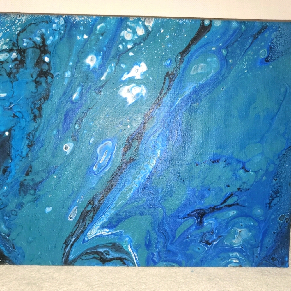 8x10 abstract art Original Painting on Canvas